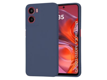 Techsuit - SoftFlex ochranný obal na Motorola Moto G05 / E15 – tmavomodrý