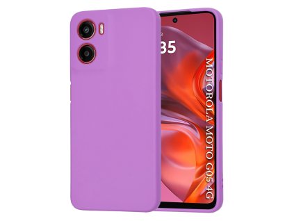 Techsuit - SoftFlex ochranný obal na Motorola Moto G05 / E15 – fialový