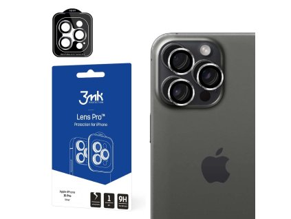 3mk - Lens Protection Pro ochrana kamery pre iPhone 15 Pro - číra