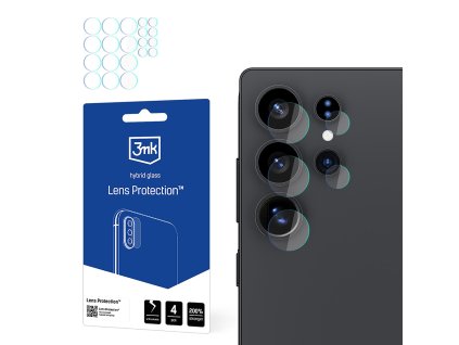 3mk - Lens Protection (4 kusy) ochrana kamery pre Samsung Galaxy S25 Ultra - číra