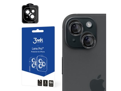 3mk - Lens Protection ochrana kamery pre iPhone 15 - grafitová