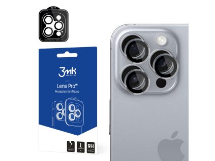 3mk - Lens Protection Pro ochrana kamery pre iPhone 16 Pro / iPhone 16 Pro Max - číra