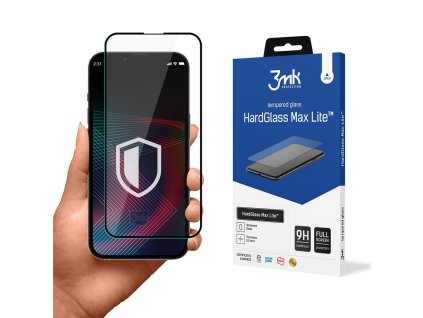 3mk - HardGlass Max Lite ochranné sklo pre iPhone 13 / iPhone 13 Pro / iPhone 14 - čierne