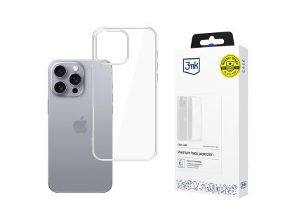 3mk - Clear Case ochranný obal na iPhone 16 Pro Max - priehľadný