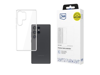 3mk - Clear Case ochranný obal na Samsung Galaxy S25 Ultra - priehľadný