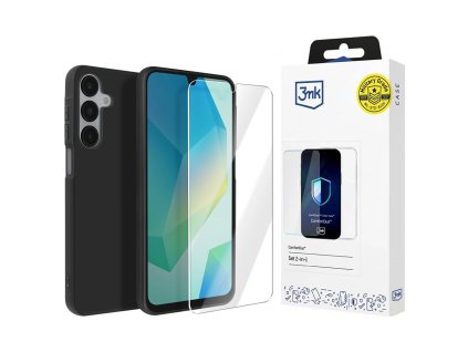 3mk - ComfortDuo ochranné sklo a matný obal na Samsung Galaxy A16 4G / A16 5G - čierny