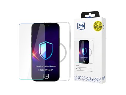 3mk - ComfortDuo ochranné sklo a MagCase obal na iPhone 16 Pro Max - číry