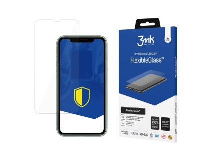 3mk - FlexibleGlass ochranné sklo pre iPhone XR / iPhone 11 - číre