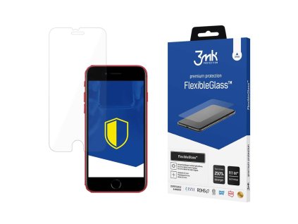 3mk - FlexibleGlass ochranné sklo pre iPhone 7 / iPhone 8 / iPhone SE 2, SE 2020 / iPhone SE 3, SE 2022 - číre