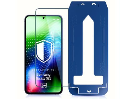3mk - Hardy Ultra Glass ochranné sklo pre Samsung Galaxy S25 - čierna