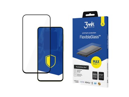 3mk - FlexibleGlass Max ochranné sklo pre Samsung Galaxy A35 5G - čierne