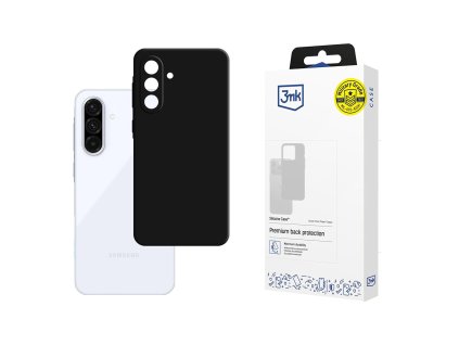 3mk - Silicone Case ochranný obal na Samsung Galaxy A36 5G - čierny