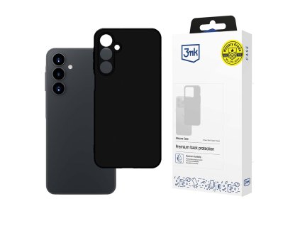 3mk - Silicone Case ochranný obal na Samsung Galaxy A16 4G / A16 5G - čierny