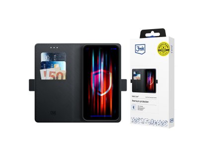 3mk - Wallet Case ochranný obal na Samsung Galaxy A26 5G - čierny