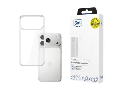 3mk - Armor Case ochranný obal na iPhone 17 Pro Max - priehľadný