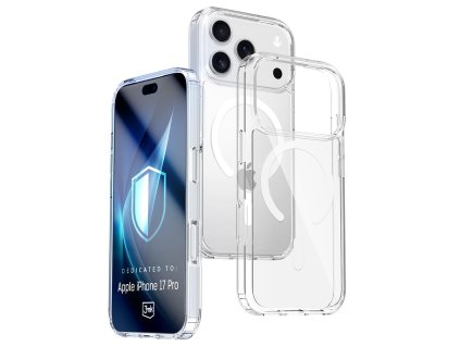 3mk - Armor MagCase ochranný obal na iPhone 17 Pro - priehľadný