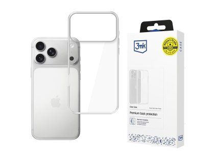 3mk - Clear Case ochranný obal na iPhone 17 Pro Max - priehľadný