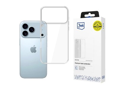3mk - Clear Case ochranný obal na iPhone 17 Pro Max - priehľadný
