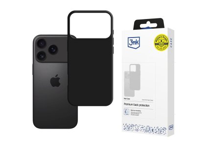 3mk - Matt Case ochranný obal na iPhone 17 Pro Max - čierny