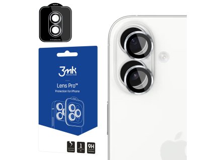 3mk - Lens Protection Pro ochrana kamery pre iPhone 17 - strieborná