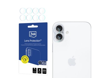 3mk - Lens Protection (4 kusy) ochrana kamery pre iPhone 17 - číra