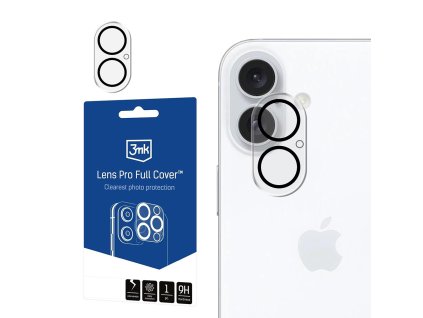 3mk - Lens Pro Full Cover ochrana kamery pre iPhone 17 - číra