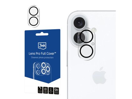 3mk - Lens Pro Full Cover ochrana kamery pre iPhone 17 - číra