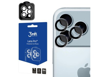 3mk - Lens Protection Pro ochrana kamery pre iPhone 17 Pro / iPhone 17 Pro Max - číra
