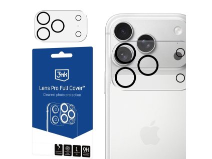3mk - Lens Pro Full Cover ochrana kamery pre iPhone 17 Pro Max - číra