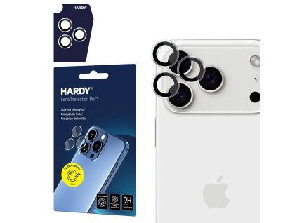 3mk - Hardy Lens Protection Pro ochrana kamery pre iPhone 17 Pro / iPhone 17 Pro Max - číra