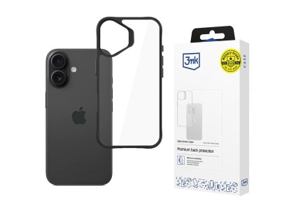 3mk - Satin Armor Case+ ochranný obal na iPhone 17 - čierny