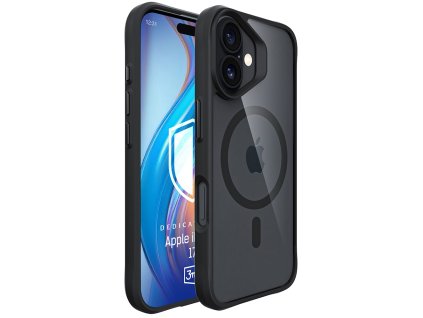 3mk - Satin Armor MagCase ochranný obal na iPhone 17 - čierny