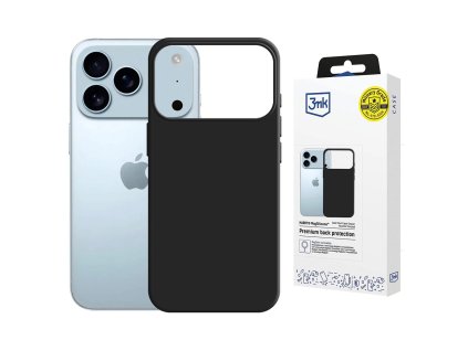 3mk - Hardy MagSilicone ochranný obal na iPhone 17 Pro - grafitový