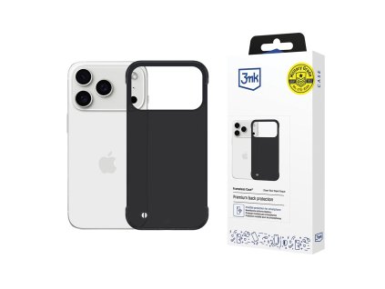 3mk - Just20g Matt Case ochranný obal na iPhone 17 Pro Max - čierny
