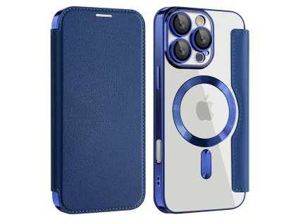 Techsuit - SmartMag Book Case ochranný obal na iPhone 17 Pro Max – modrý