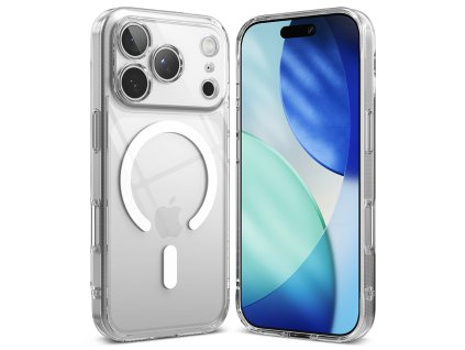 Ringke - Fusion MagSafe ochranný obal na iPhone 17 Pro Max – priehľadný