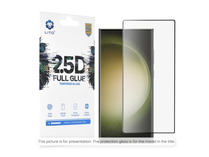 Lito - 2.5D FullGlue Glass ochranné sklo pre iPhone 16 Pro / iPhone 17 – čierna