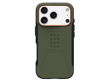 UAG - Civilian MagSafe ochranný obal na iPhone 17 Pro – olivovozelený