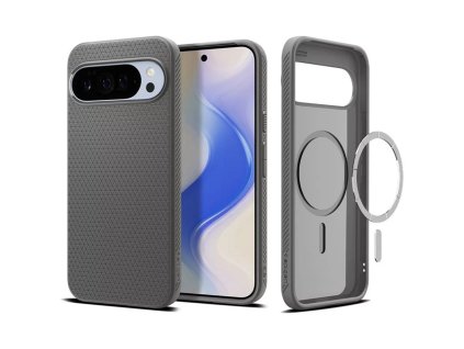 Spigen – Liquid Air MagSafe ochranný obal na Google Pixel 10 Pro XL – mramorovo-sivý
