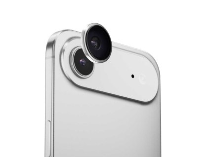 ANANK – AR Lens Guard kovový rámik s ochranným sklom objektívu na iPhone 17 Air – strieborný