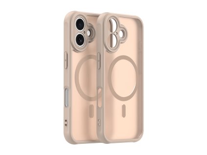 Techsuit – HaloFrost II MagSafe kryt na iPhone 16 – zlatý
