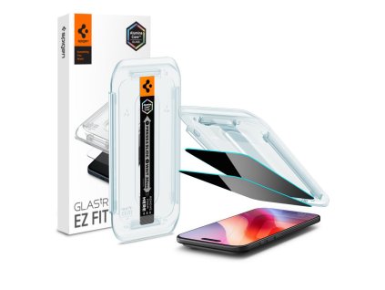 Spigen – Glas.tR EZ-FIT (2 ks) ochranné sklo na iPhone 17 Air – Privacy