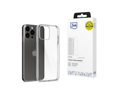 3mk - Clear Case číry obal na iPhone 15 Pro Max - priehľadný