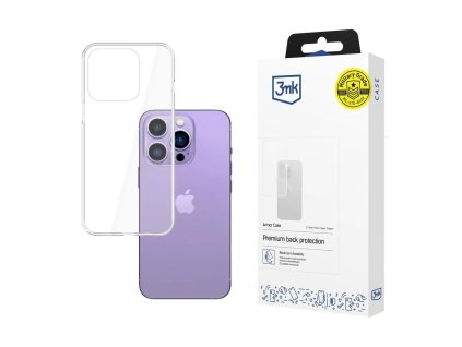 3mk - Clear Case číry obal na iPhone 14 Pro - priehľadný