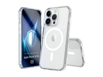 3mk - Clear Case číry obal na iPhone 14 Pro - priehľadný