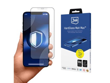 3mk - HardGlass ochranné sklo na iPhone 12 Pro / iPhone 12 - čierne