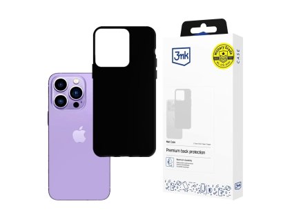 3mk - Matt Case obal na iPhone 14 Pro Max – čierny