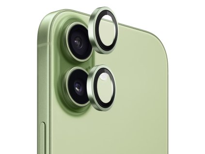 Blueo – Original Metal Frame Lens Glass kovový rámik s ochranným sklom objektívu na iPhone 17 – zelený