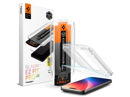 Spigen – Glas.tR EZ-FIT Pro ochranné sklo na iPhone 16 Pro Max / iPhone 17 Pro Max – priehľadné