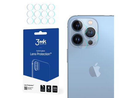 3mk - Lens Protection (4 ks) ochranné sklo objektívu na iPhone 13 Pro Max – priehľadné